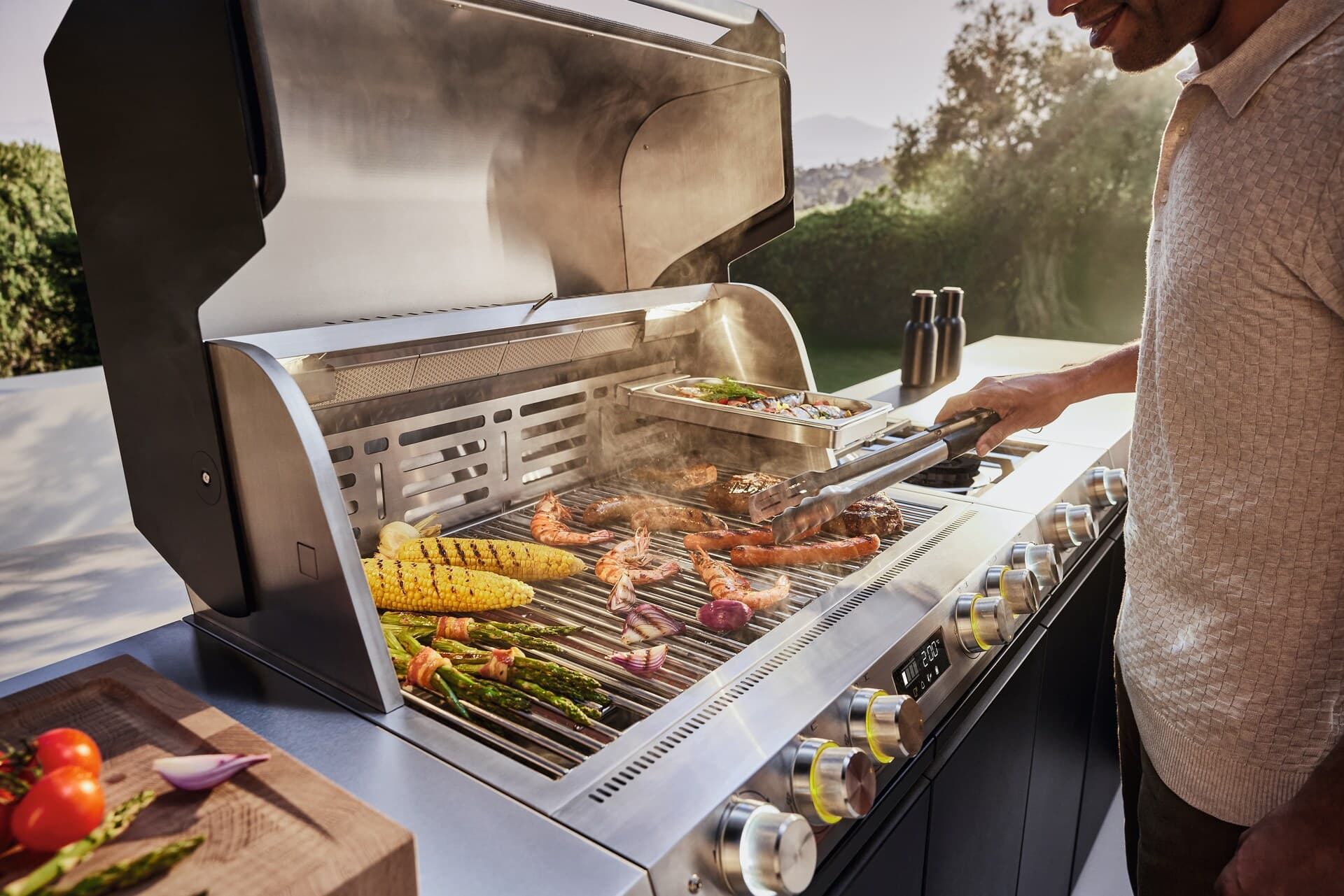 Miele Fire Pro IQ Gasgrill im Einsatz